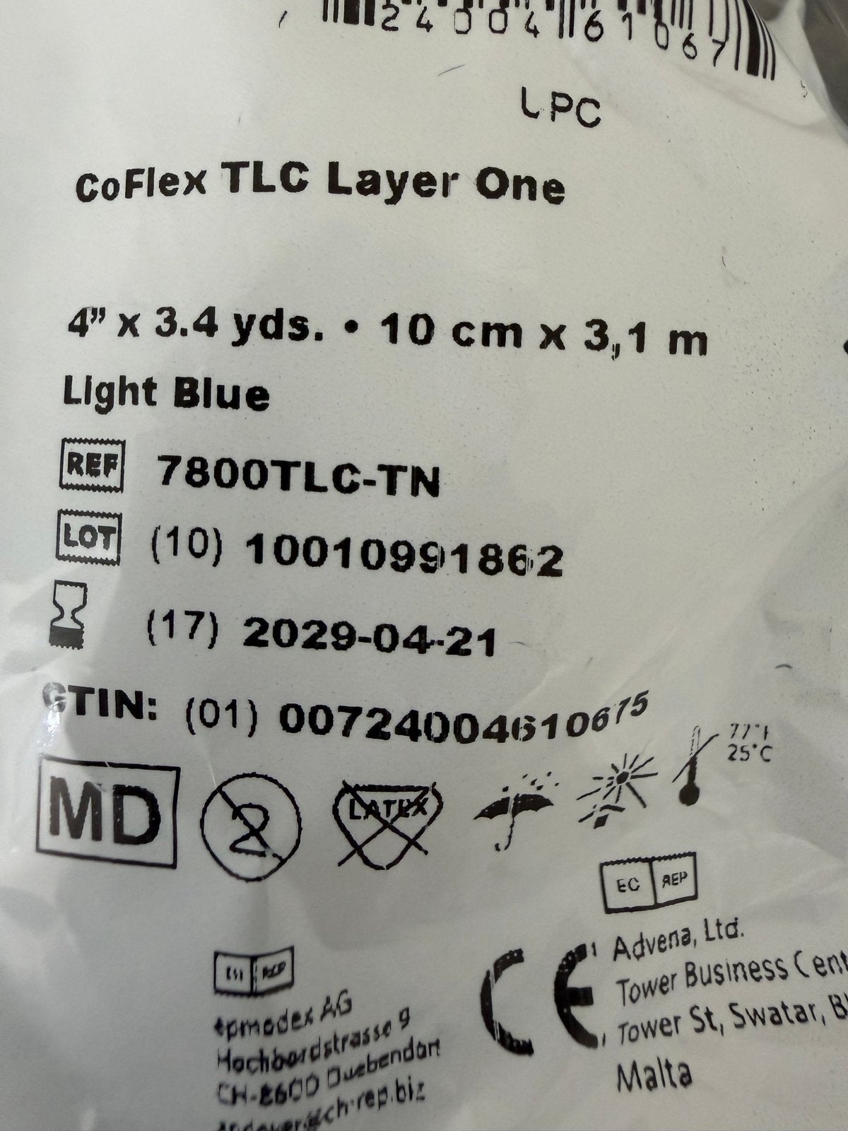 Compressie 2 laags rol 3 stuks 10 cm x 3,1 meter, Ophalen of Verzenden, Nieuw