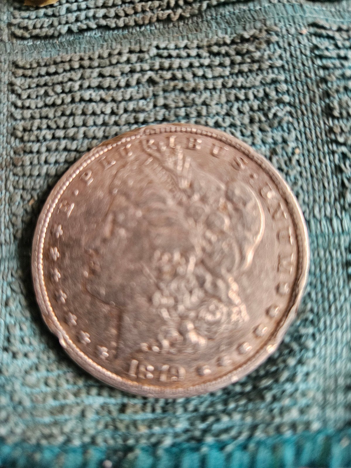 Zilveren Morgan Dollar 1879 - Amerikaanse Munt, Ophalen, Losse munt, Zilver