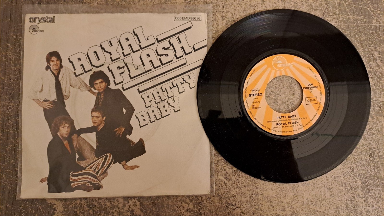 Royal flash  - Patty baby, Gebruikt, 7 inch, Pop, Fotohoes