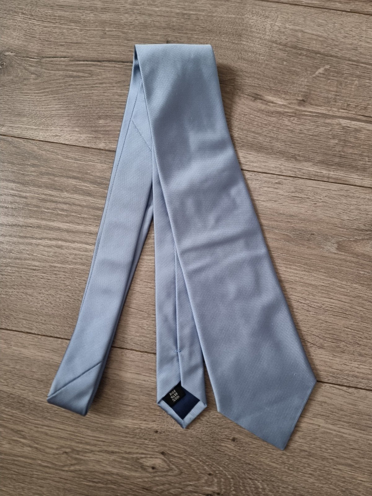 Lichtblauw heren stropdas Sartoria Italiana (AZ2), Kleding | Heren, Ophalen of Verzenden, Zo goed als nieuw, Blauw