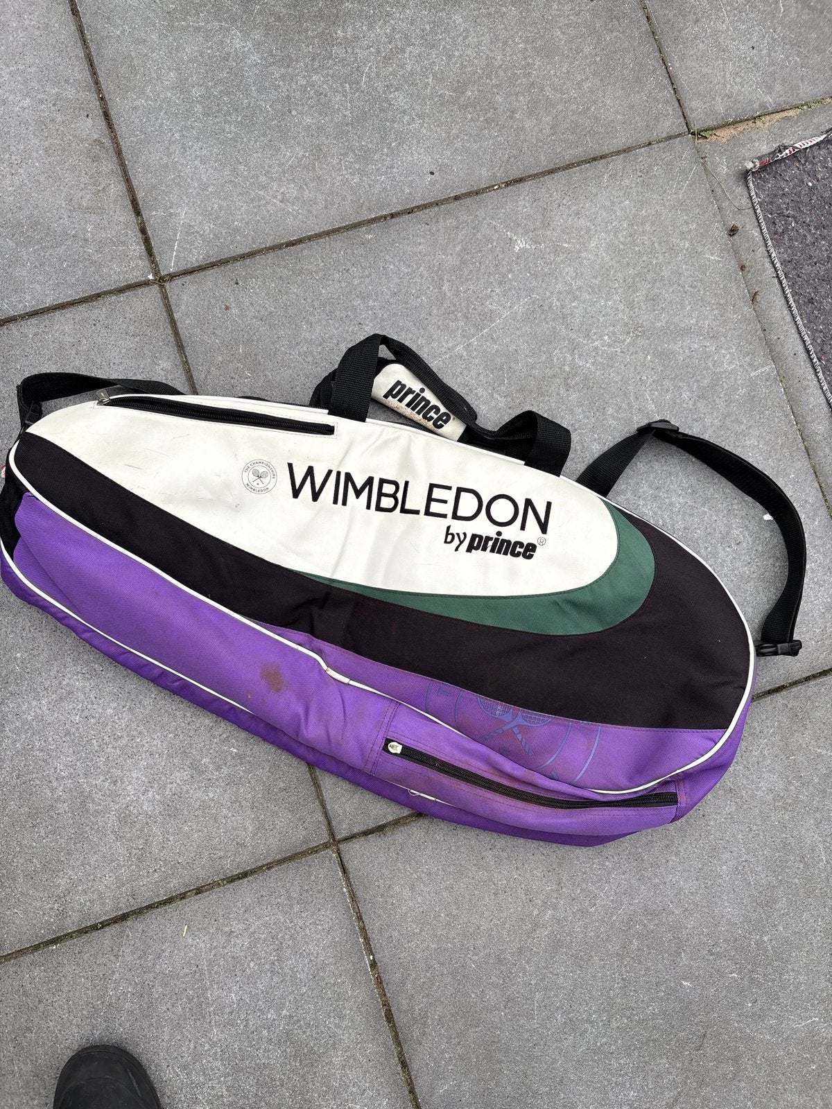 Tennis tas voor 2 rackets - Wimbledon by Prince, Ophalen, Gebruikt, Tas, Prince