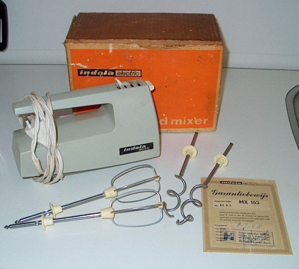 Elektrische INDOLA Electric mixer uit 1968, Verzamelen, Ophalen, Huis en Inrichting