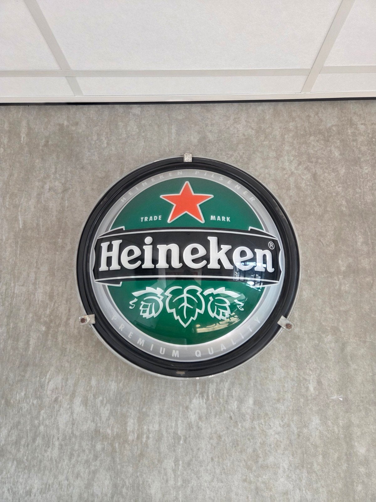 Heineken Lichtbak / Reclamebord, Verzamelen, Ophalen of Verzenden, Gebruikt, Lichtbak of (neon) lamp