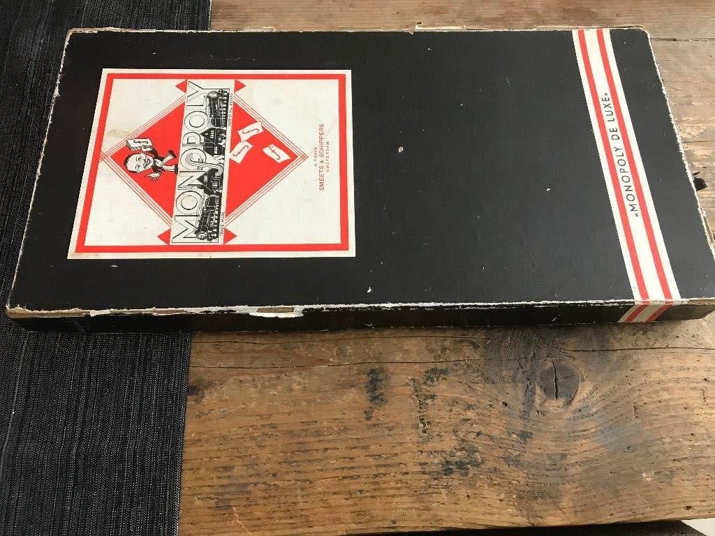 oude Monopoly de Luxe, Hobby en Vrije tijd, Gezelschapsspellen | Bordspellen, Vijf spelers of meer, Ophalen of Verzenden, Gebruikt