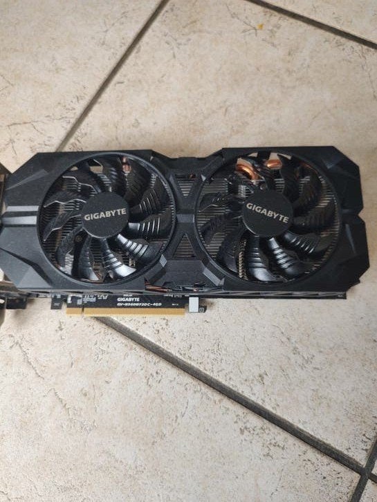 Gigabyte GeForce GTX 960 Windforce 2X 4GB, PCI-Express 3, Gebruikt, HDMI, Ophalen of Verzenden
