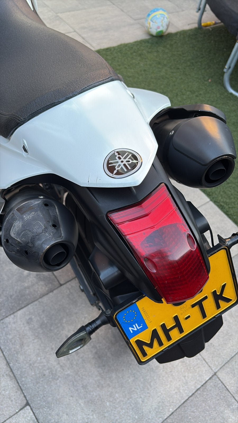 Yamaha xt660 uitlaat hitteschild gevraagd, Ophalen, Gebruikt