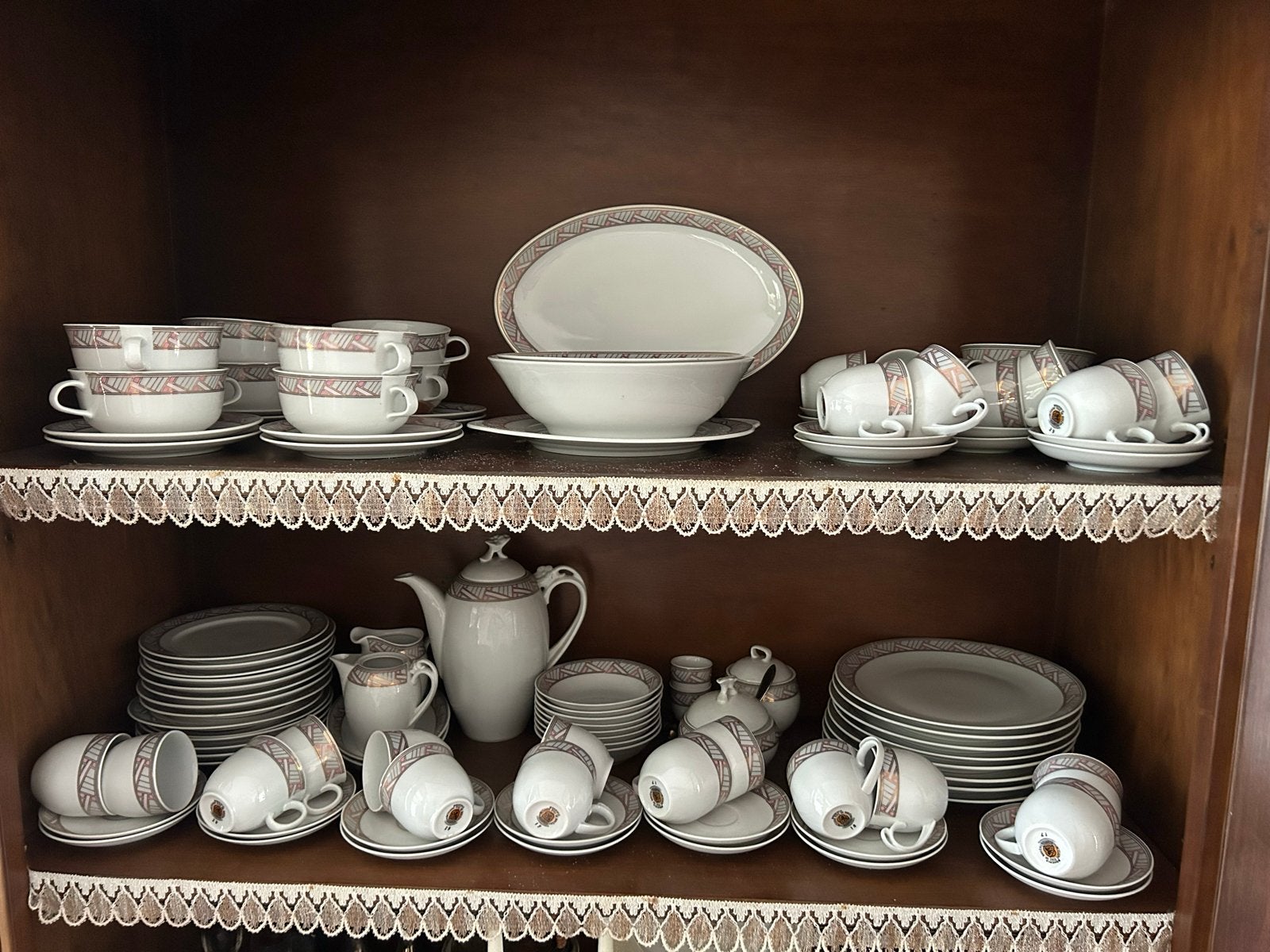 Bohemia Porselein Servies - Vintage Tsjechoslowaaks, Overige merken, Vintage, Ophalen of Verzenden, Zo goed als nieuw