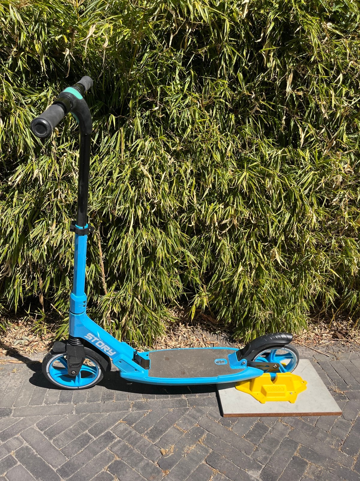 Zo goed als nieuwe geveerde step voor volwassenen/ kinderen, Ophalen, Zo goed als nieuw, Gewone step
