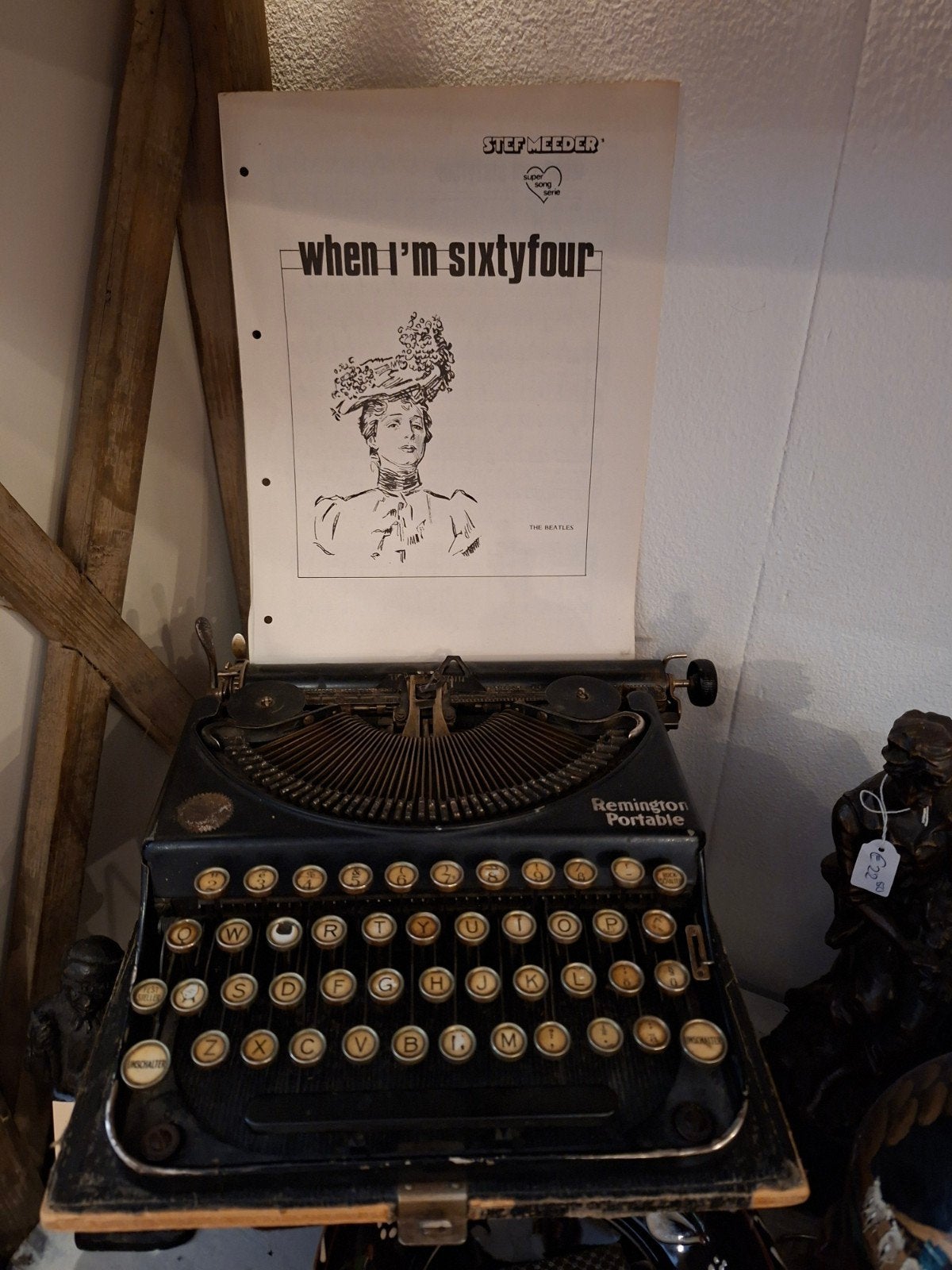 Voor decoratie hele oude typemachine, Ophalen of Verzenden
