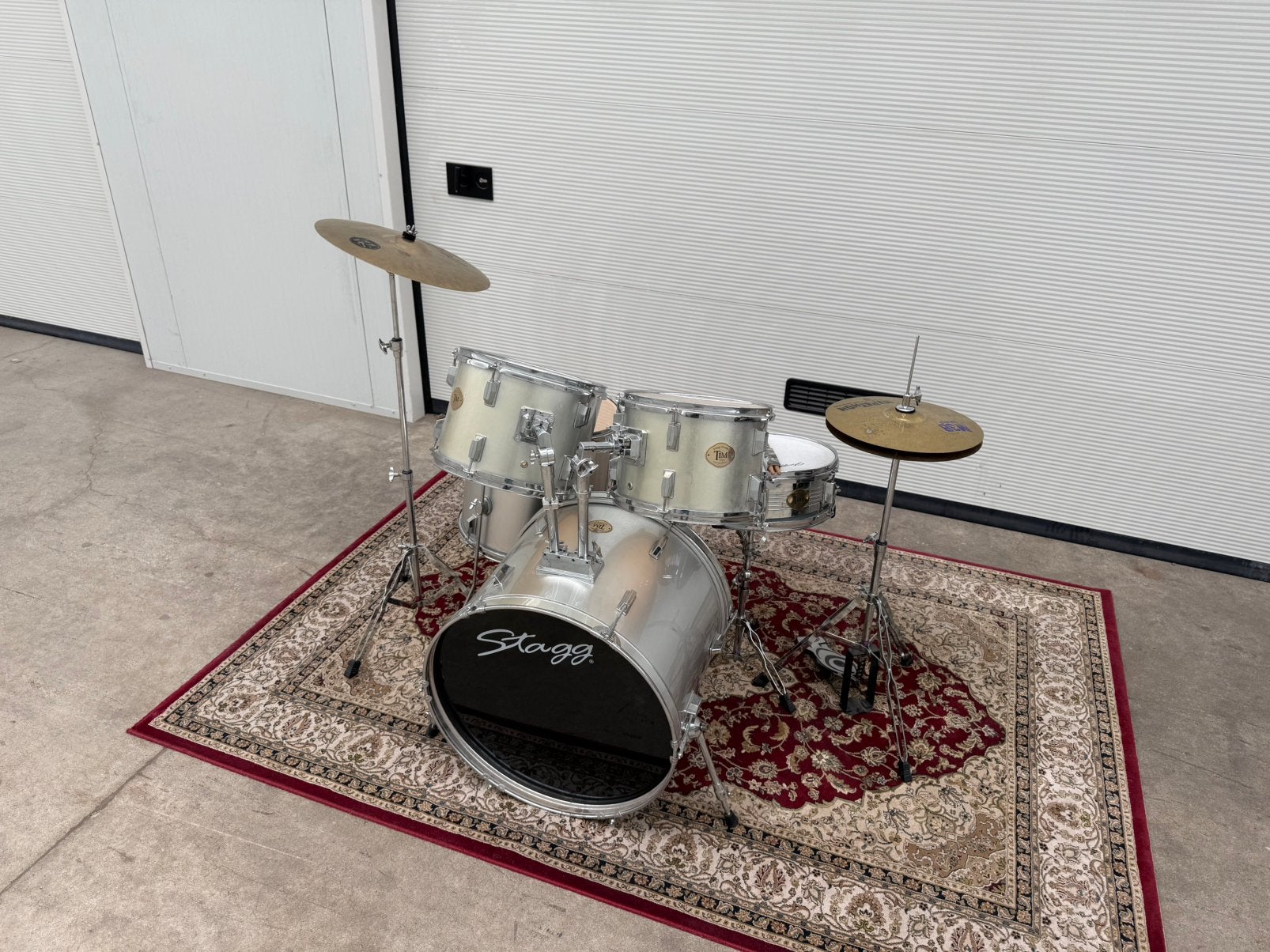Drumstel Stagg - Compleet!, Muziek en Instrumenten, Percussie, Ophalen, Trommel