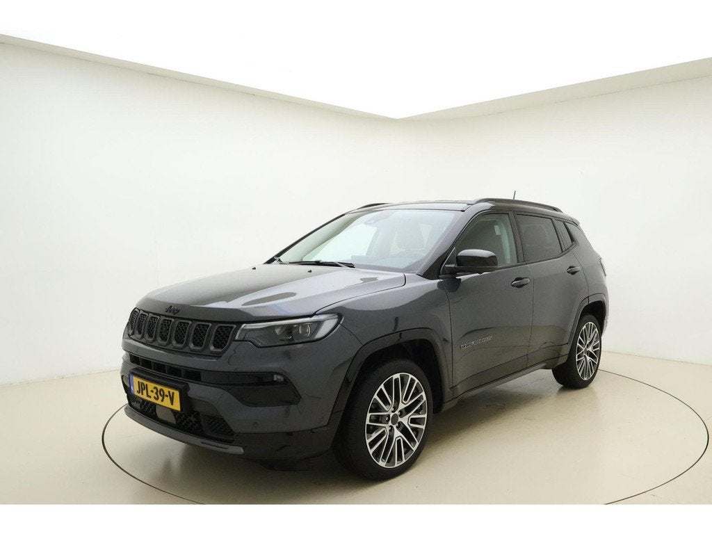 Jeep Compass 1.5T 130pk Automaat e-Hybrid S | Navigatie | Le, Auto's, Jeep, Automaat, Gebruikt, 4 cilinders, Bedrijf