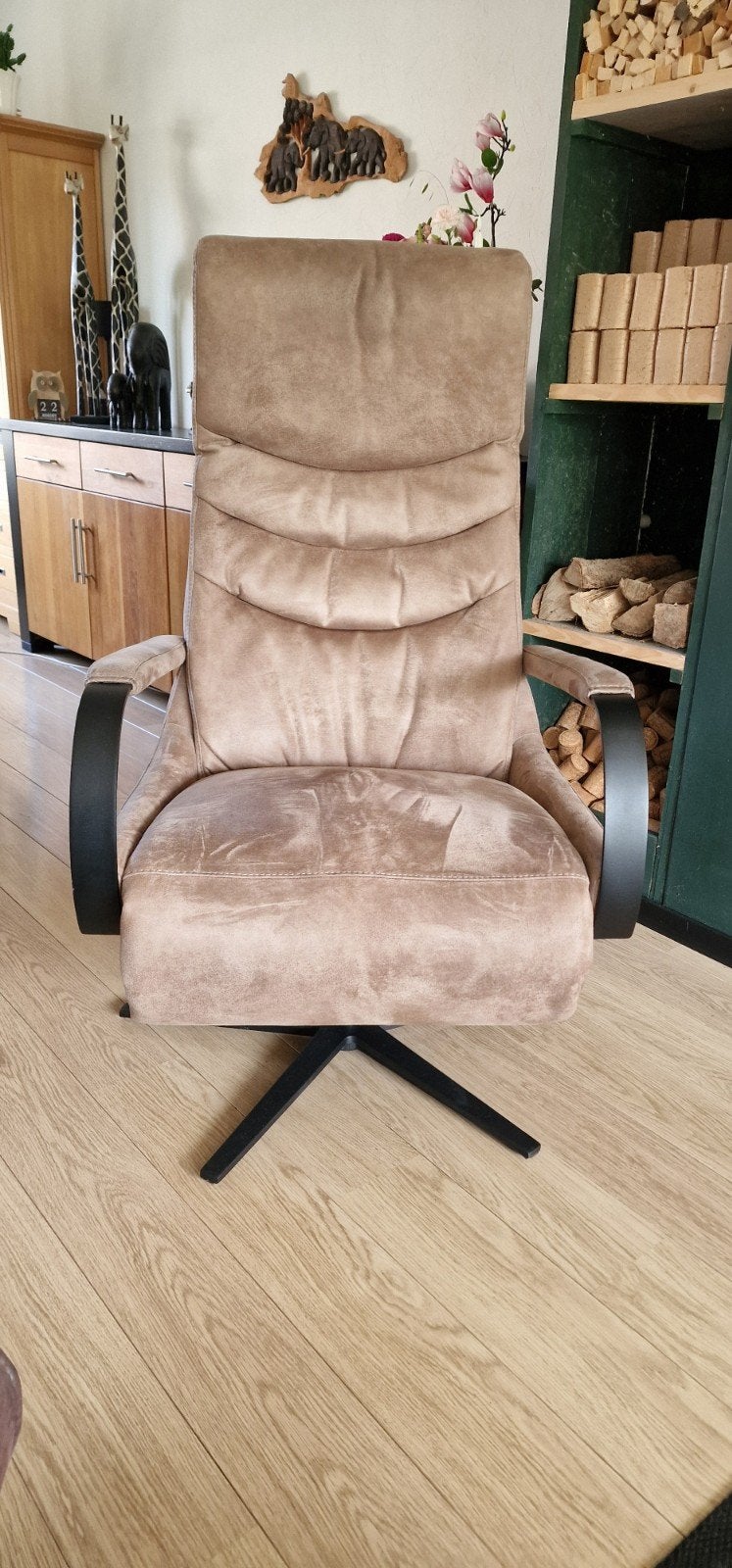 relax stoel, Huis en Inrichting, Ophalen, Zo goed als nieuw, 50 tot 75 cm