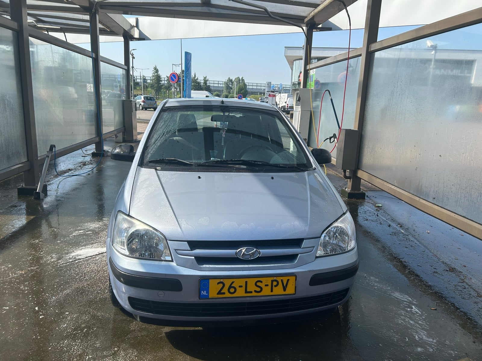 Hyundai Getz 1.3 (5-deurs) – APK tot 2027 met CARPLAY!, Auto's, Voorwielaandrijving, 40 €/maand, 4 cilinders, Blauw