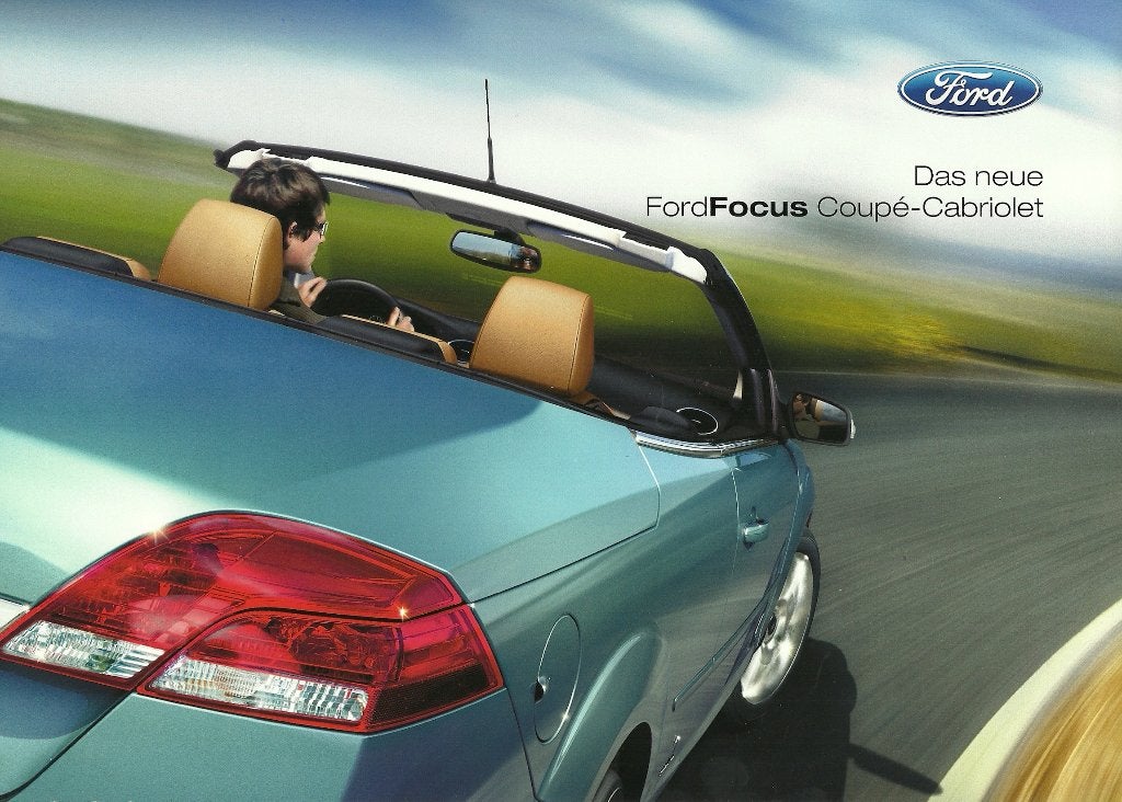 Ford Focus CC cabriolet folder, Ophalen of Verzenden, Gelezen, Ford