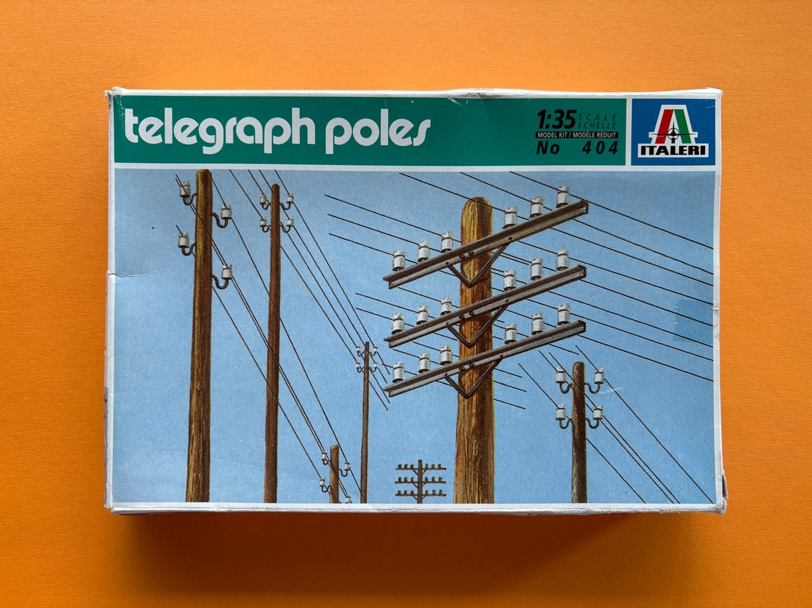 Italeri Telegraafpalen Modelbouw Kit 1:35 No. 404, Verzenden, Nieuw, Groter dan 1:32