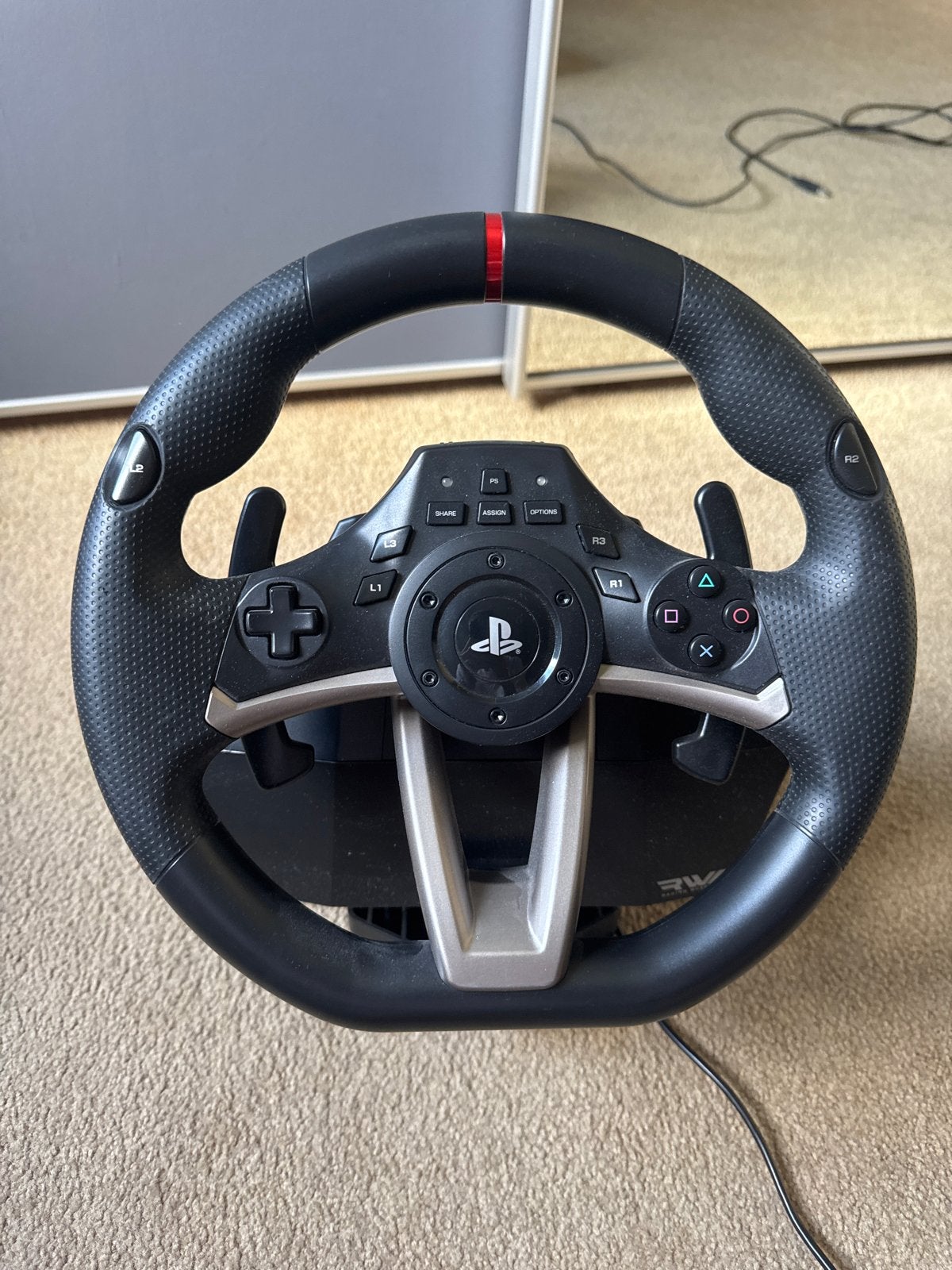 Hori Racestuur met pedalen voor PlayStation en computer, Ophalen, Racestuur, Gebruikt, PlayStation