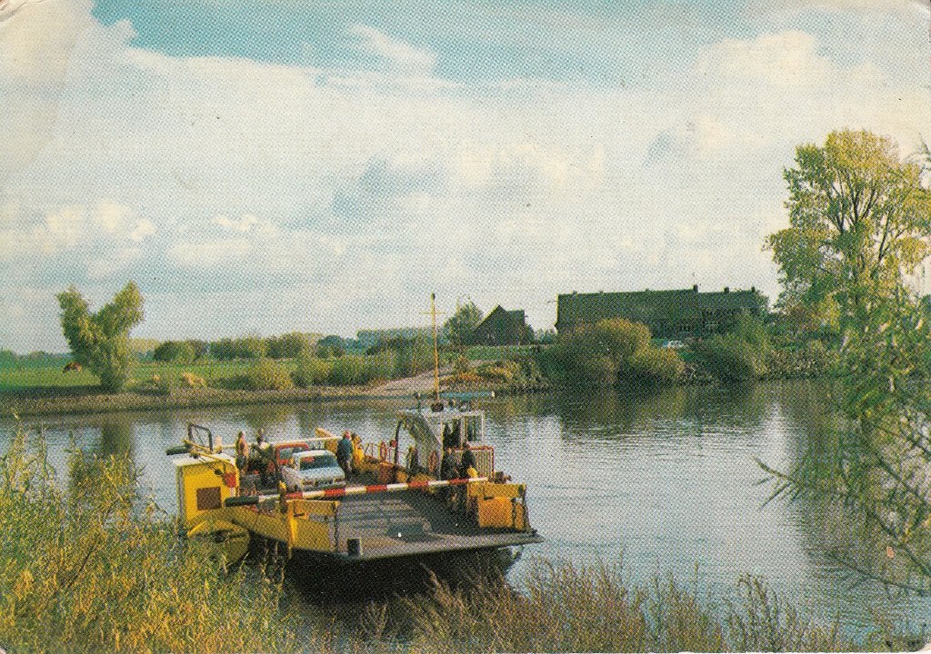 Bronkhorst   -   Veerpont                     =0023=, Ophalen of Verzenden, 1960 tot 1980, Ongelopen, Gelderland