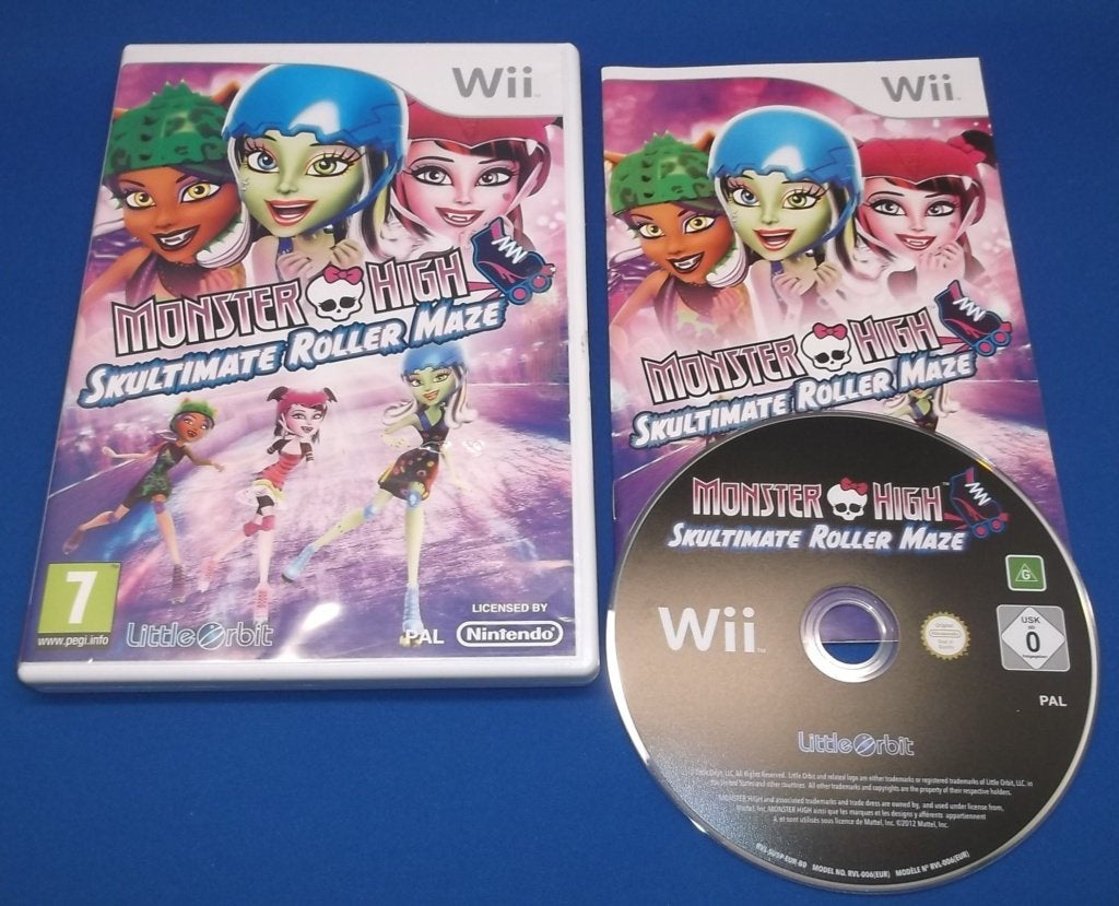 Monster High Skultimate Roller Maze (Nintendo Wii), Spelcomputers en Games, Games | Nintendo Wii, Gebruikt, Verzenden, Racen en Vliegen