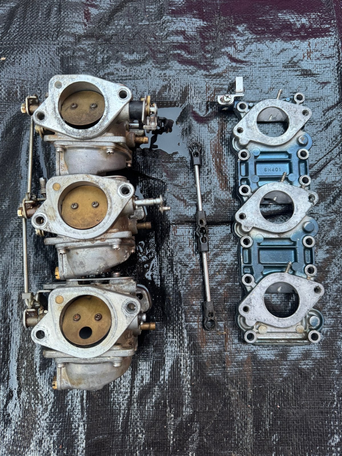Yamaha 40pk autolube carburateurs, Ophalen of Verzenden, Motor en Techniek, Motorboot
