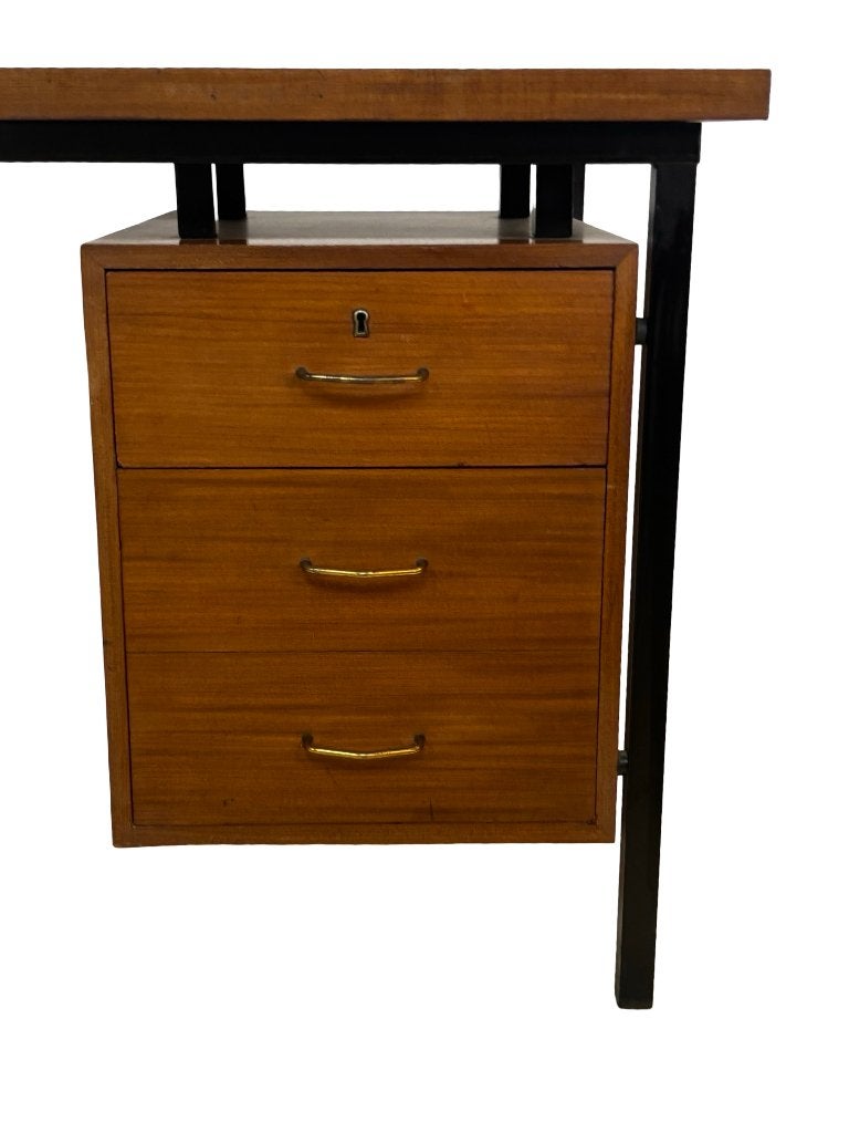 Vintage Bureau Jaren 60 Design Werkplek Met Lades, Ophalen, Vintage bureau, Vintage bureau, Vintage bureau