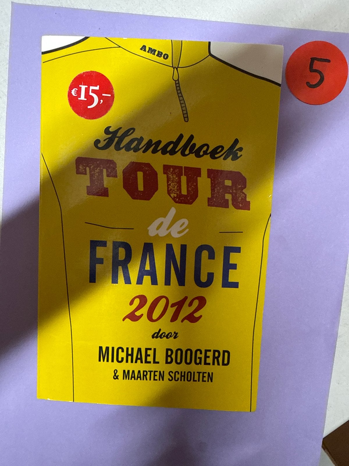 Handboek Tour de France 2012 - Michael Boogerd, Ophalen of Verzenden, Zo goed als nieuw, Lopen en Fietsen