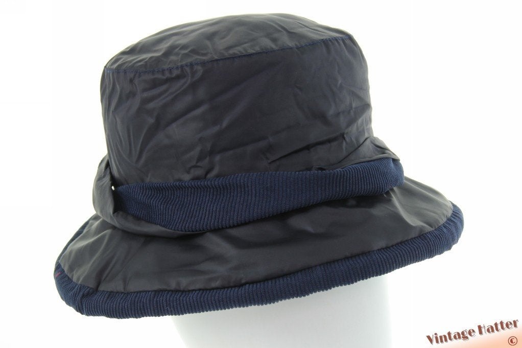 Dames herfst buckethat Hawkins donker blauw 55-58 nieuw, Hoed, Hawkins, Nieuw, One size fits all