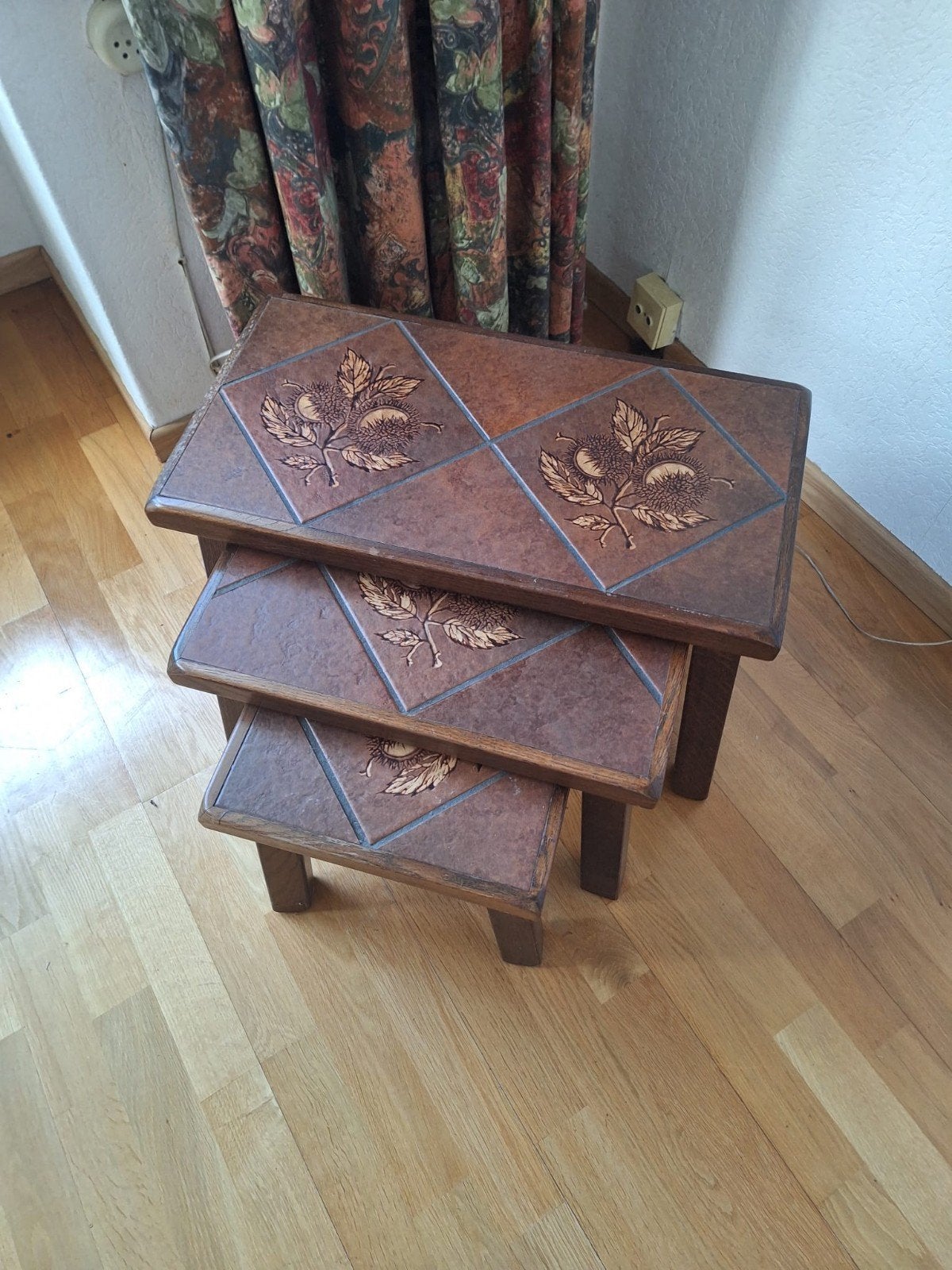 Salontafel en bijzettafeltjes., Ophalen, Gebruikt