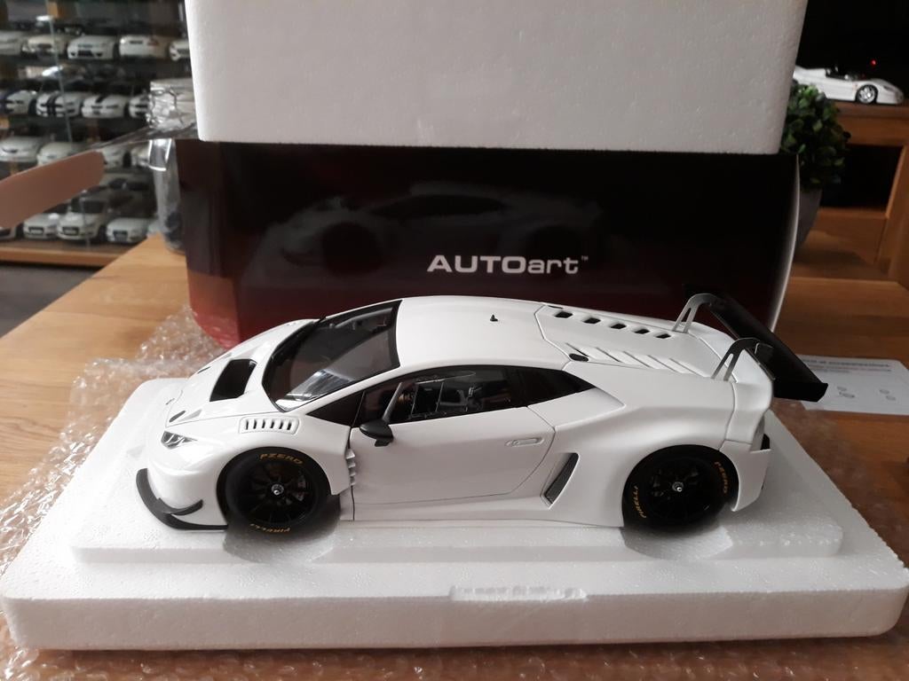 Autoart 81527 1/18 Lamborghini Huracan GT3 wit, Ophalen of Verzenden, Nieuw, Auto, Autoart