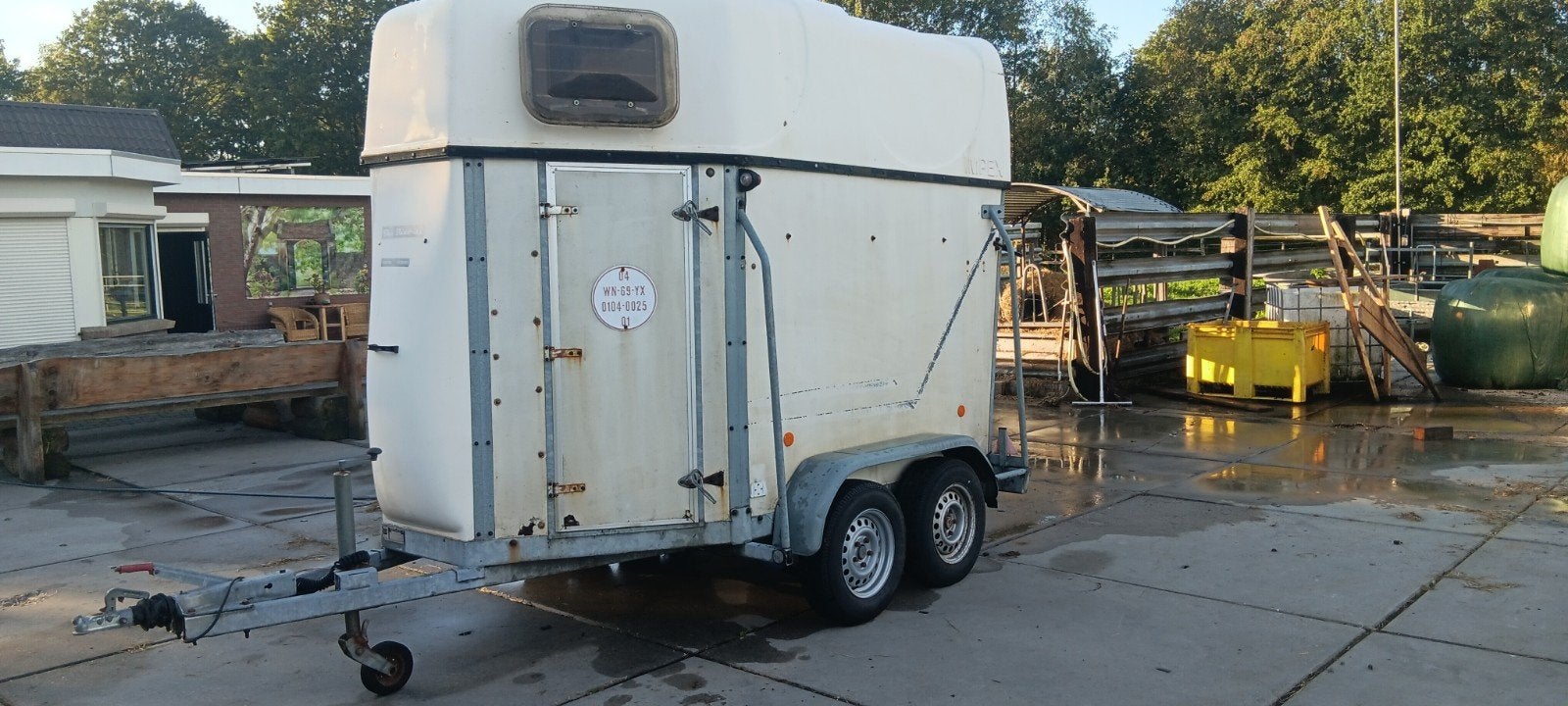 paarden wagen, Ophalen