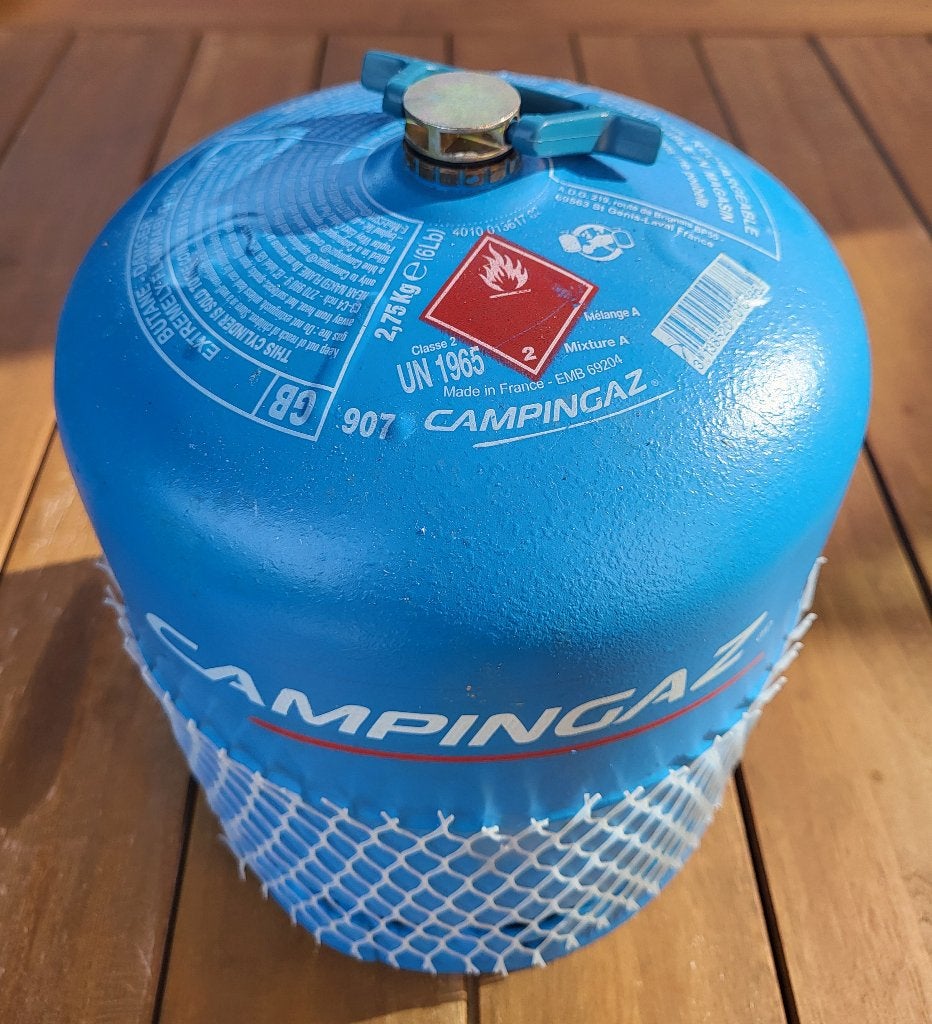 Campingaz gasfles, Caravans en Kamperen, Kampeeraccessoires, Ophalen, Gebruikt