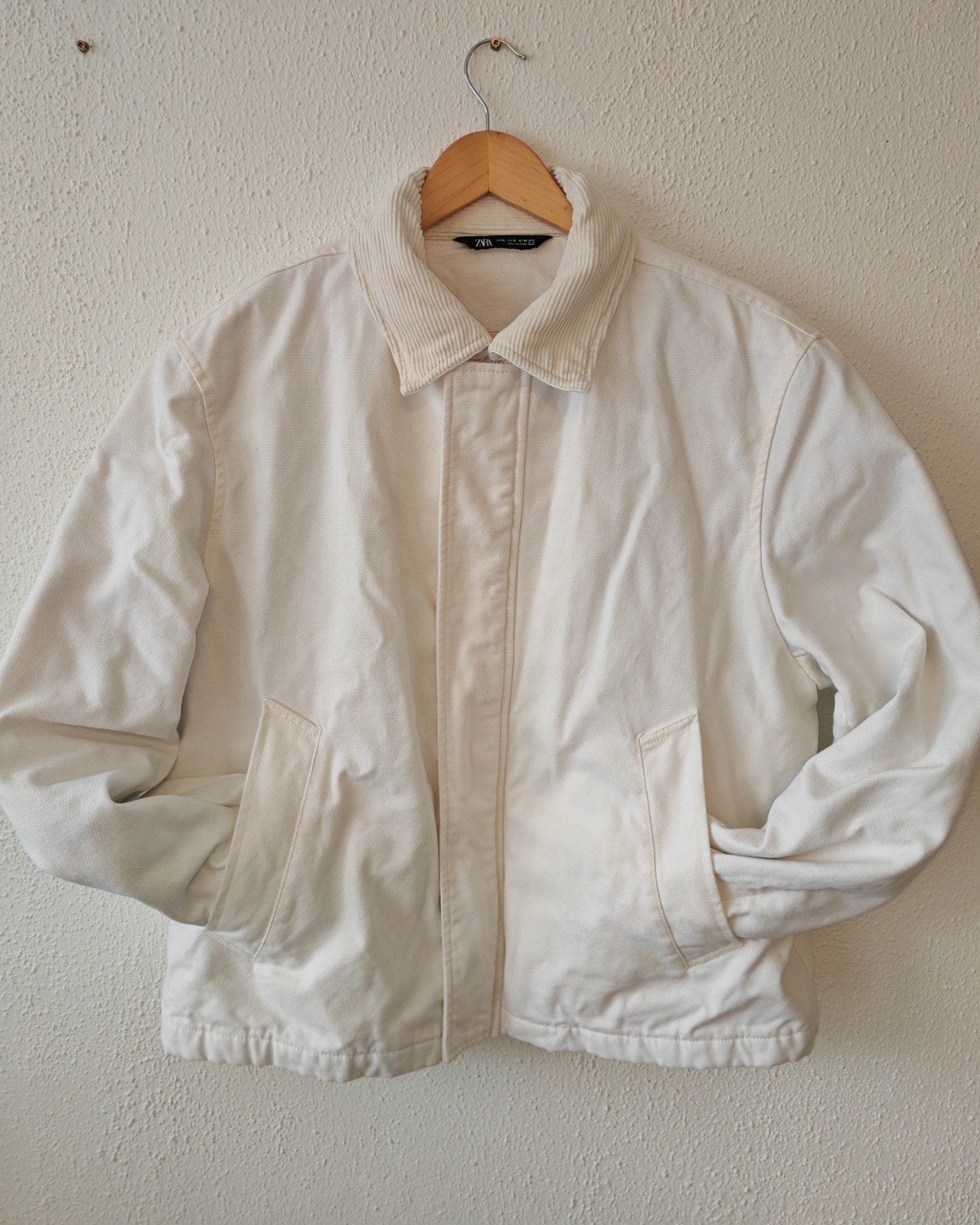 Zara Men Jacket Ecru XL, Zara, Beige, Ophalen of Verzenden, Maat 56/58 (XL)