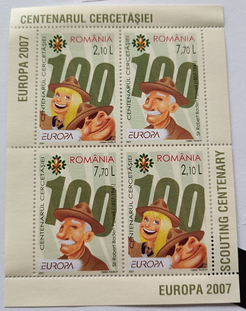 Roemenie-Romania 2007 cept Mich Blok 396 II PF, Ophalen of Verzenden, Overige landen, Postfris