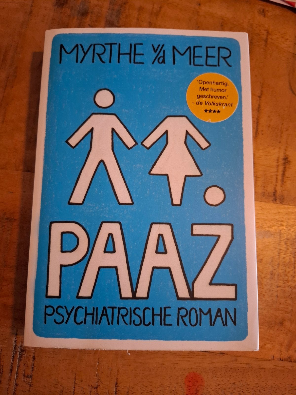 PAAZ - Psychiatrische roman van Myrthe van der Meer, Boeken, Ophalen of Verzenden, Zo goed als nieuw, Myrthe van der Meer, Nederland
