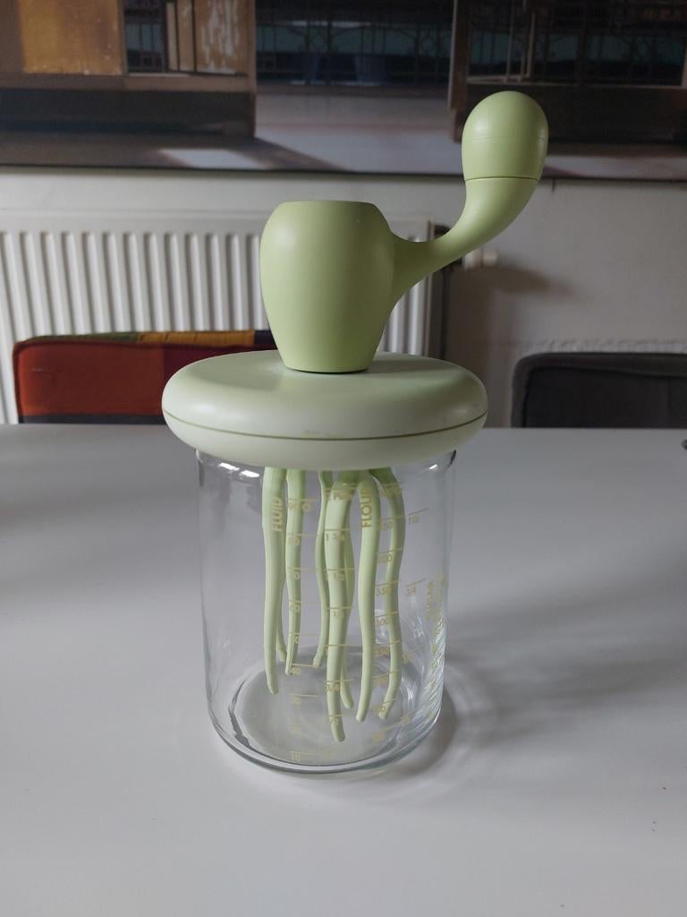 Alessi Folpo Handmixer Sansoni, Groen, Kunststof, Ophalen of Verzenden, Zo goed als nieuw