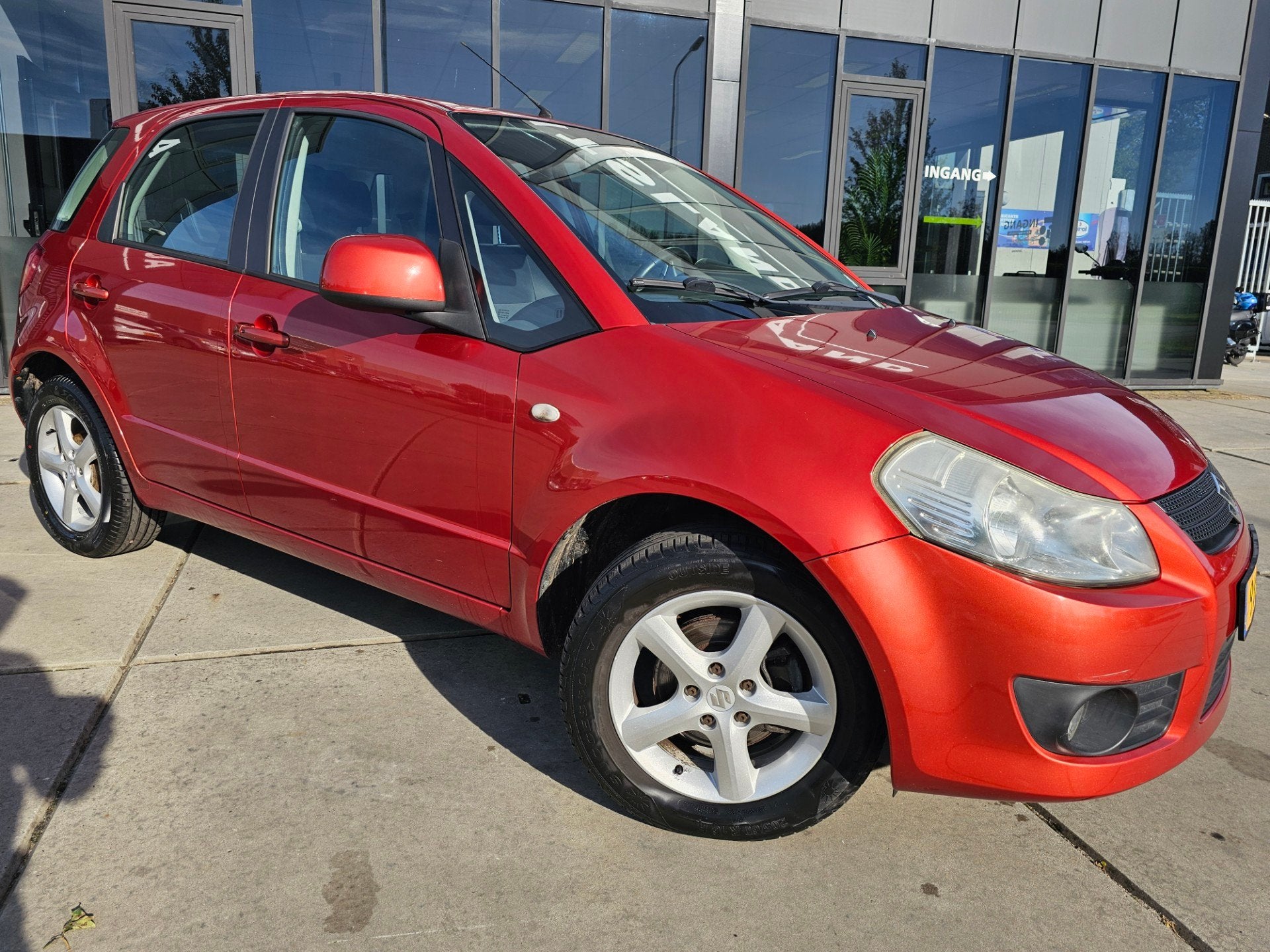 Suzuki SX4 1.6 Exclusive - Airco -, Auto's, Voorwielaandrijving, Gebruikt, Zwart, 49 €/maand