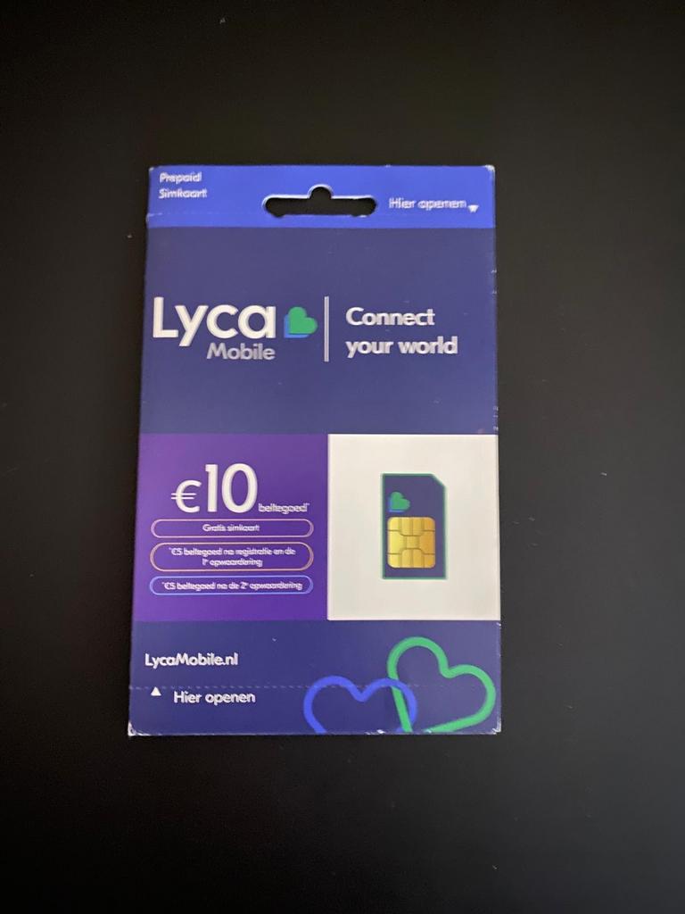 Lyca prepaid kaarten nieuw en ongebruikt, Ophalen of Verzenden, Nieuw, Overige providers, Prepaidkaart
