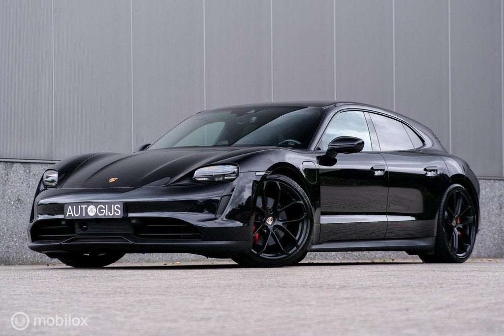 Porsche Taycan Sport Turismo 4S 93 kWh | Approved | Sportchr, Auto's, Porsche, Automaat, Gebruikt, Zwart, 4 stoelen