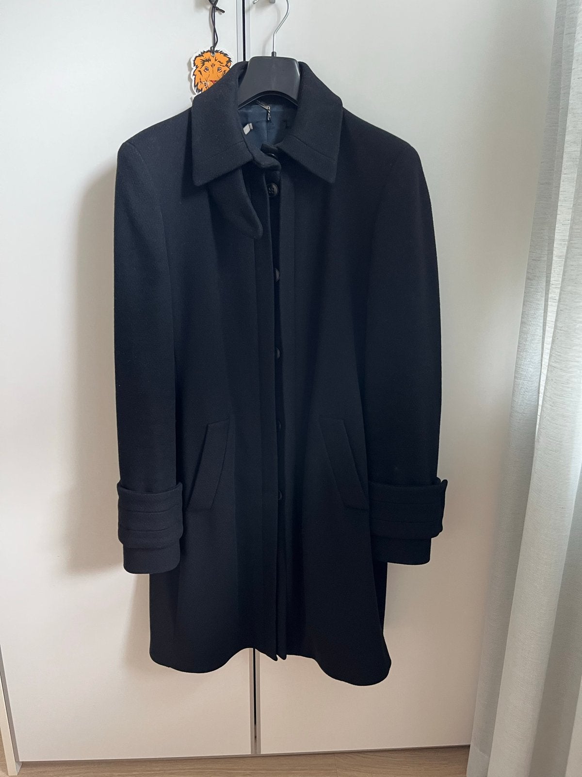 Prachtige BOSS winterjas - Wol & Alpaca, Ophalen of Verzenden, Zo goed als nieuw, Maat 38/40 (M), Zwart