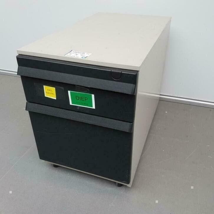 Ahrend ladenblok ladenkast met 2 laden - 57x43x77 cm, Ophalen, Kunststof, Gebruikt, 1 of 2 laden