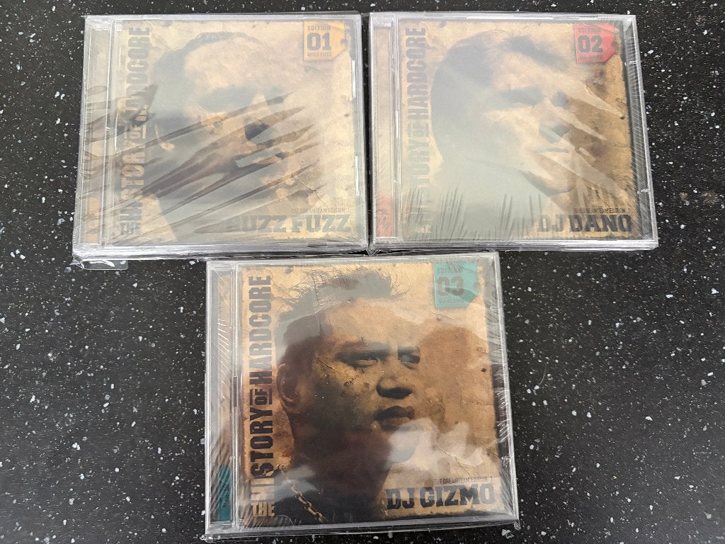 3 x The History of Hardcore (nieuw in plastic.), Cd's en Dvd's, Ophalen of Verzenden, Nieuw in verpakking, Hardcore, Album