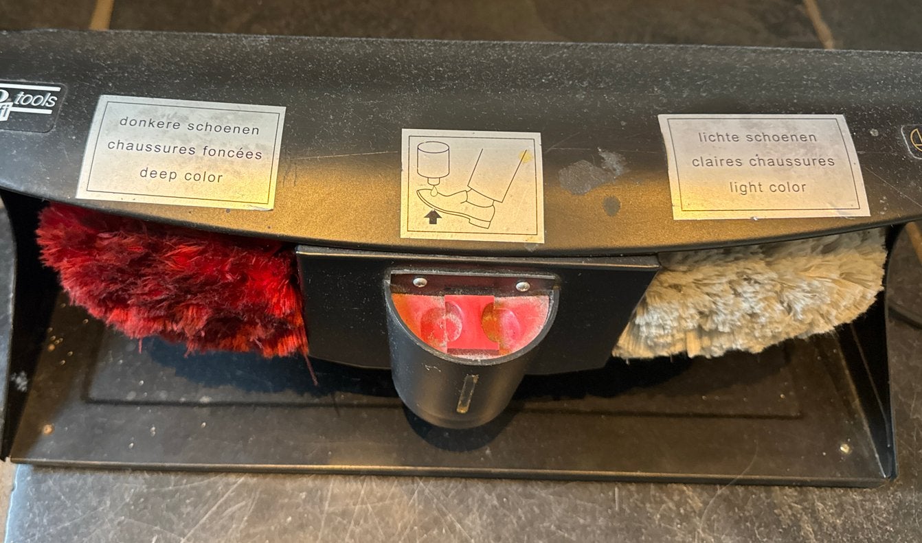 WISVO tools profi Silroad automatische schoenpoetsmachine, Ophalen of Verzenden, Gebruikt