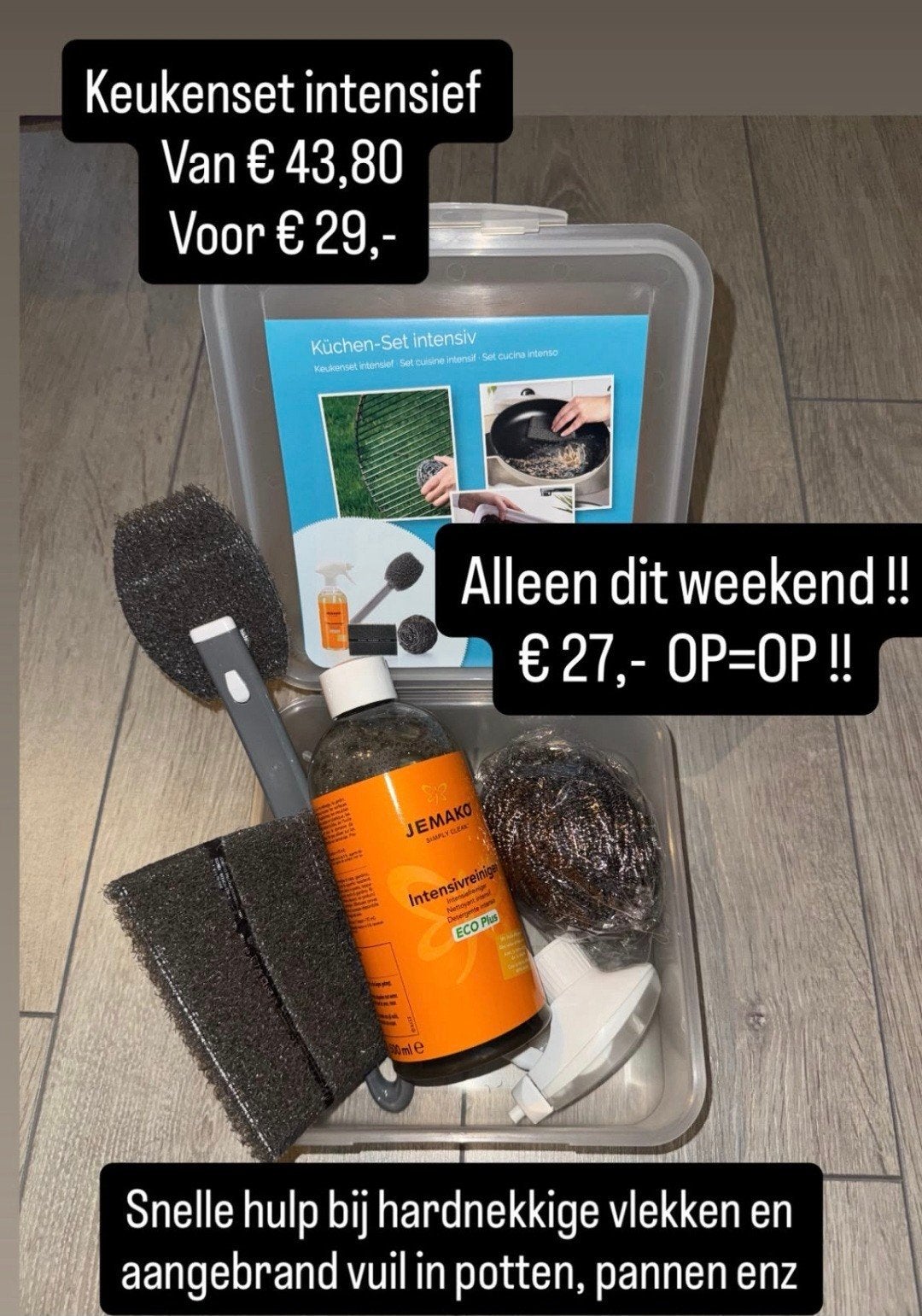JEMAKO Keukenset Intensief - Nieuw in verpakking, Overige typen, Ophalen of Verzenden, Nieuw, Overige merken
