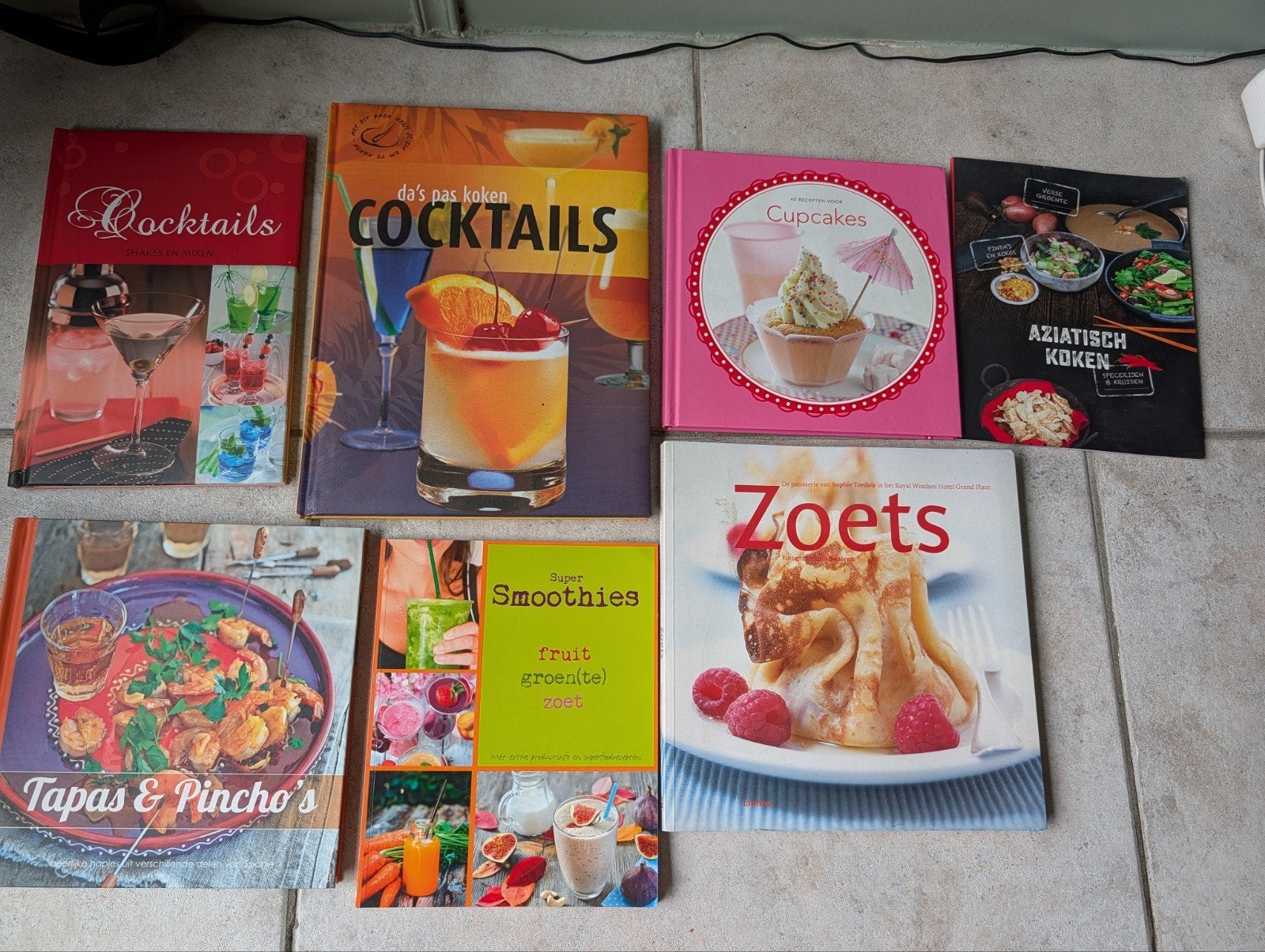 set 7 kookboeken, Boeken, Ophalen of Verzenden