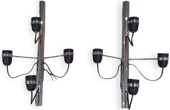Zeldzaam paar wandlampen van Gino Sarfatti, Ophalen of Verzenden, Gebruikt, Wandlamp, E27 (groot)
