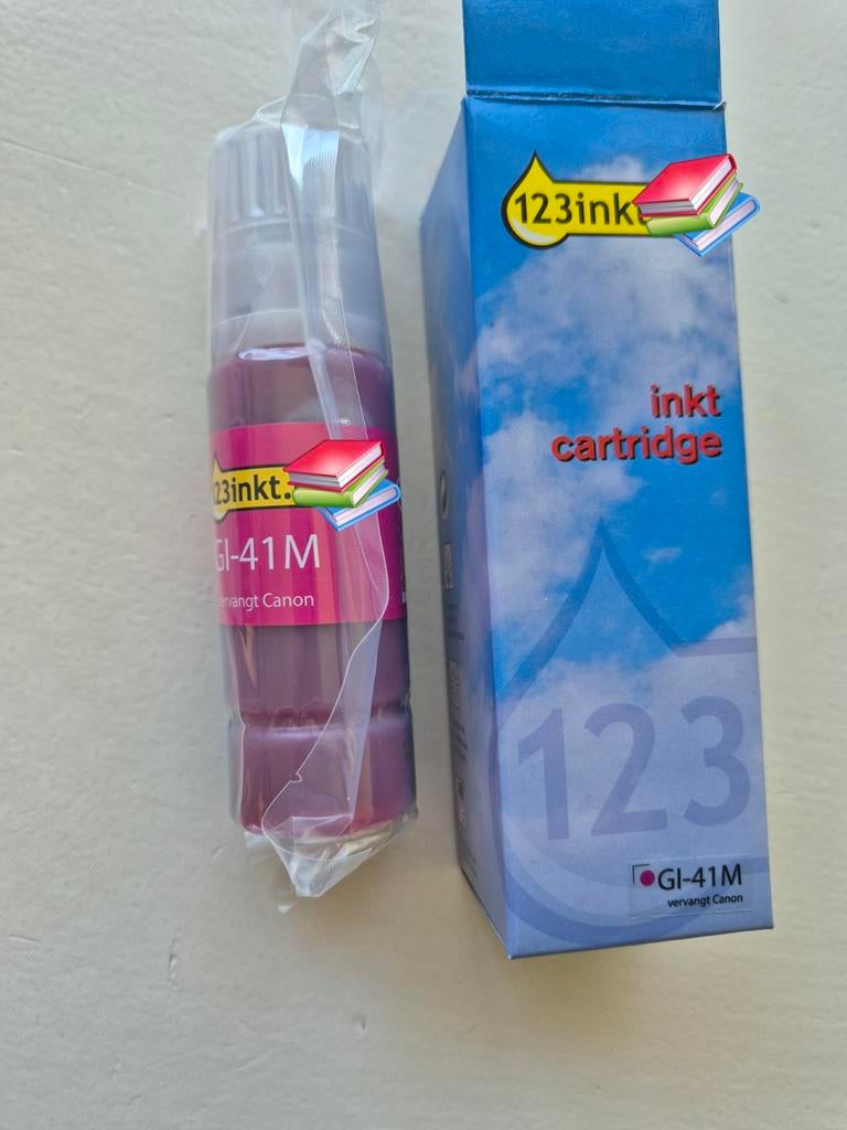 123inkt GI-41M Magenta Inktcartridge voor Canon (Nieuw), Ophalen of Verzenden, Nieuw, Cartridge, 123inkt
