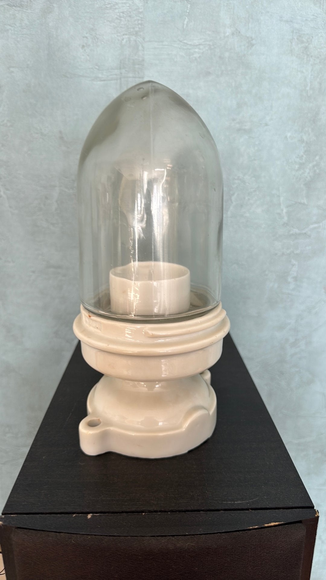 Vintage porselein lamp, Ophalen of Verzenden, Zo goed als nieuw