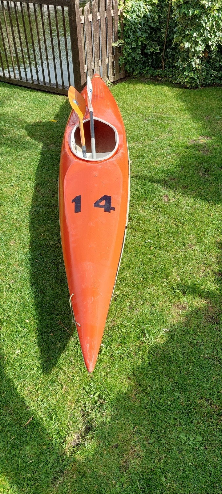 Mooie WK-kano, Watersport en Boten, Kano's, Ophalen, Gebruikt, Eén persoon, Met peddels