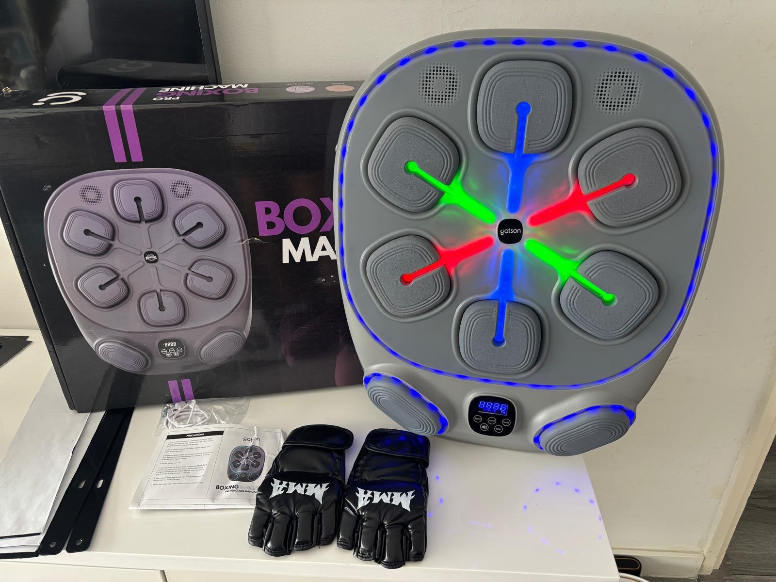 Gatson Pro Boxing Machine trainen met muziek bluetooth Nieuw, Sport en Fitness, Boksen, Ophalen, Nieuw, Bokszak