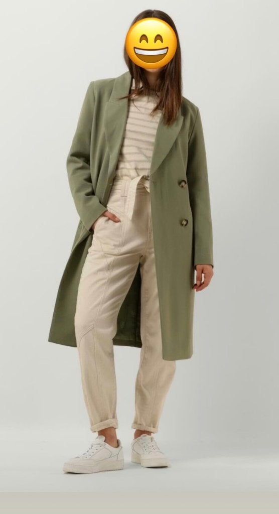 Nieuwe groene trenchcoat /jas, Giacomo The Jacket maat S, Nieuw, Ophalen of Verzenden, Maat 36 (S), Giacomo