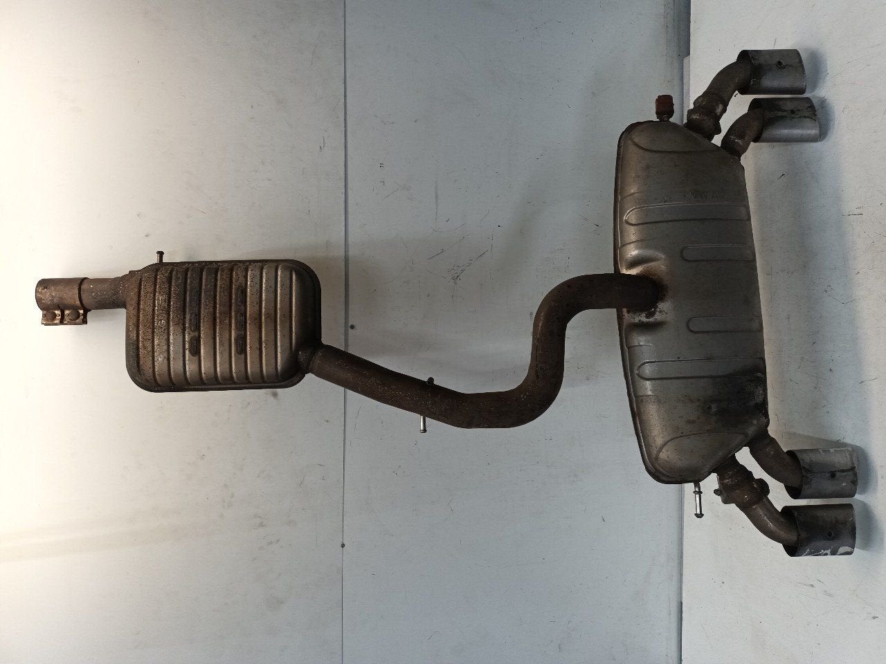 Uitlaat Volkswagen Golf, Auto-onderdelen, Onderdelen@venauto.nl, Van der Ven Autorecycling B.V., Gebruikt, Ettenseweg 76, 4706 PB Roosendaal, The Netherlands